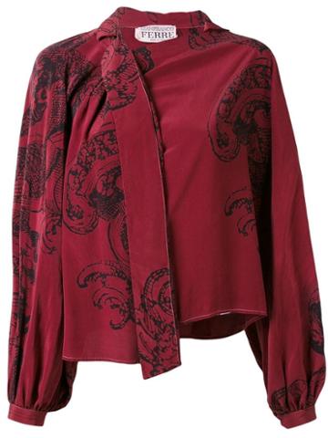 Gianfranco Ferré Pre-owned Printed Shirt - Red