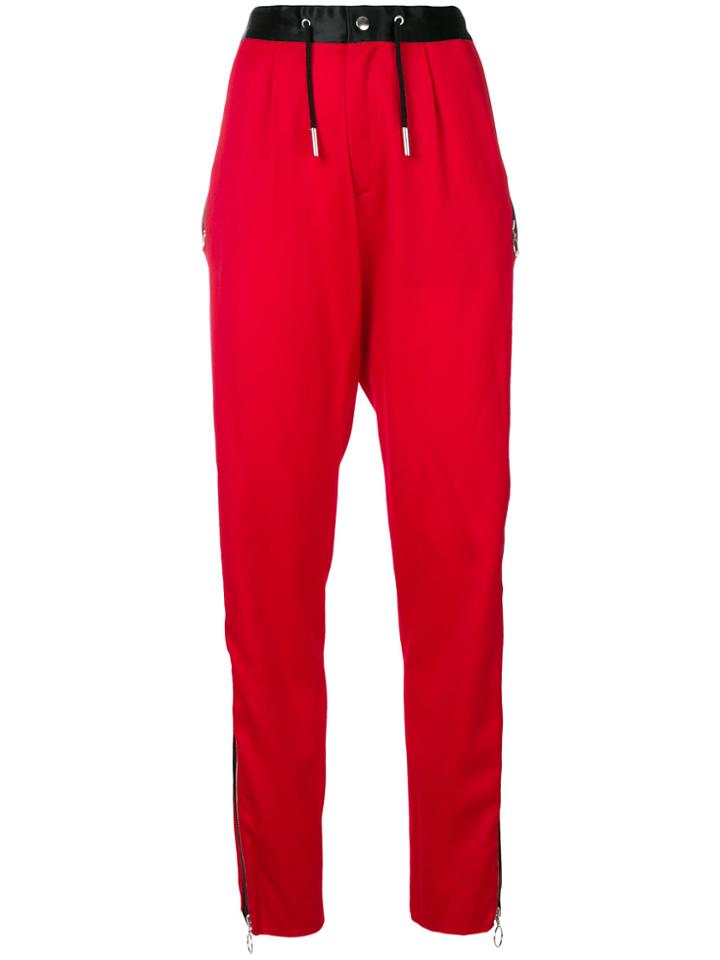 Marques'almeida Side Stripe Trousers - Red
