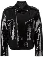 Diesel Black Gold Reversible Biker Jacket, Women's, Size: 42, Polyamide/polyester/viscose/virgin Wool