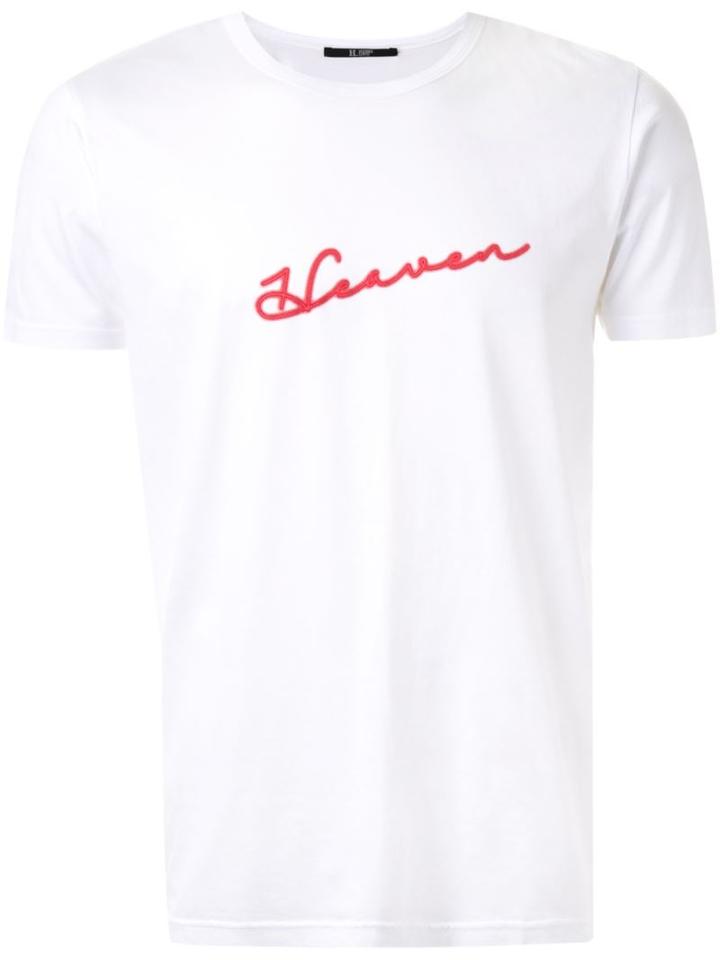 Hl Heddie Lovu Heaven Printed T-shirt, Men's, Size: Medium, White, Cotton/lyocell
