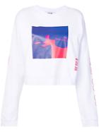 Msgm Colour Print Sweatshirt - White