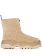 Eytys Raven Zip-up Ankle Boots - Neutrals