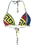Versace #greek Bikini Top, Women's, Size: 4, Polyamide/spandex/elastane