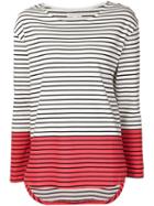 Chinti And Parker Two-tone Striped Sweater