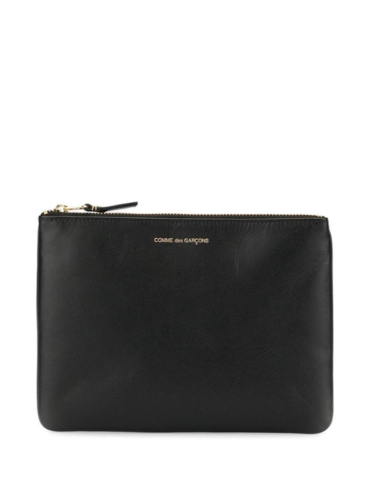 Comme Des Garçons Zip Up Pouch - Black