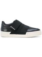 Emporio Armani Contrast Strappy Sneakers - Black