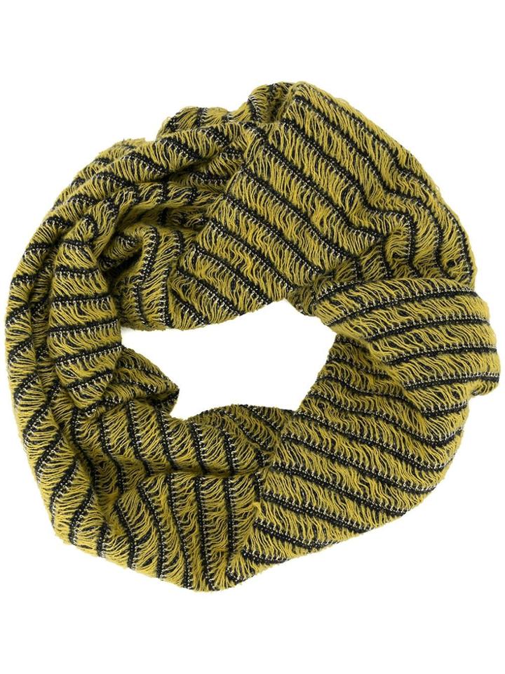Namacheko Striped Knitted Collar - Yellow