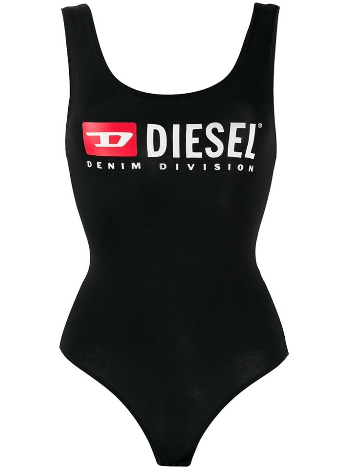 Diesel Logo Print Body - Black