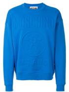 Moschino Logo Relief Sweatshirt - Blue