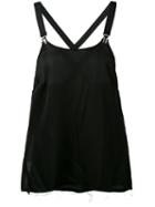 Damir Doma - Crossed Back Cami - Women - Viscose - M, Women's, Black, Viscose