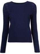 A.p.c. Textured Sweater, Women's, Size: Xs, Blue, Merino