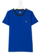 Armani Junior Logo T-shirt - Blue