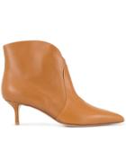 Francesco Russo Honey Leather Boots - Brown