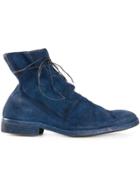 Guidi Lace Up Boots - Blue