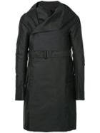 Rick Owens Hooded Trench - Black