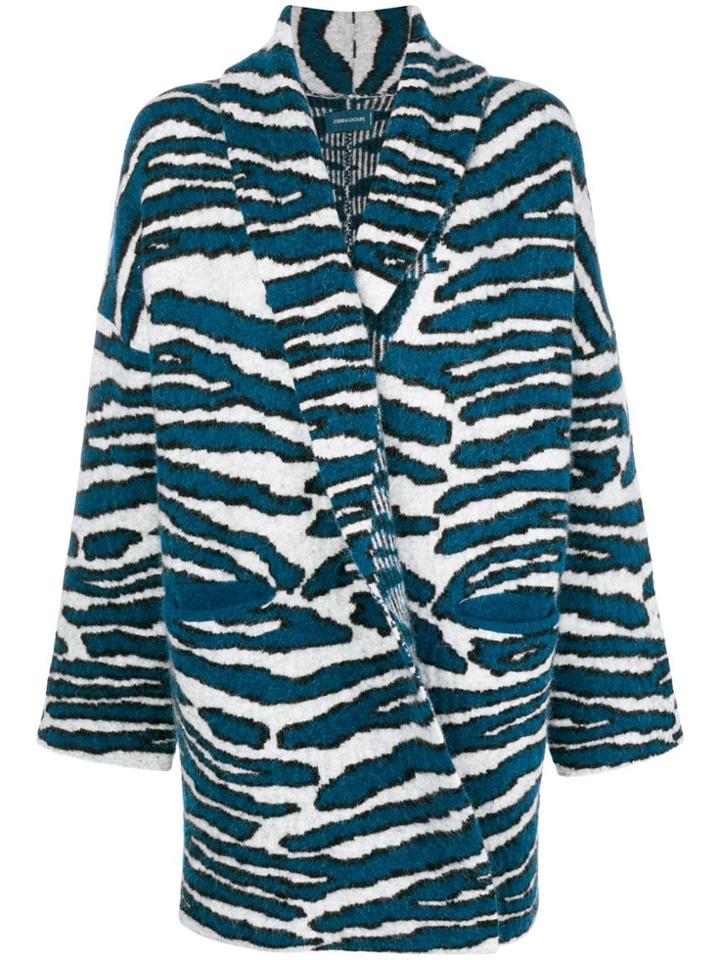 Zadig & Voltaire Mia Oversized Cardigan - Blue