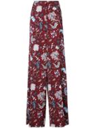 Diane Von Furstenberg High-waisted Palazzo Trousers - Red