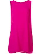 Trina Turk Cape Shift Dress, Women's, Size: 6, Pink/purple, Polyester/spandex/elastane