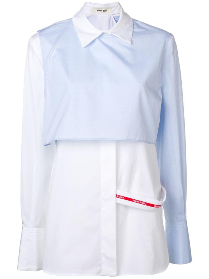 Circus Hotel Asymmetric Shirt - Blue