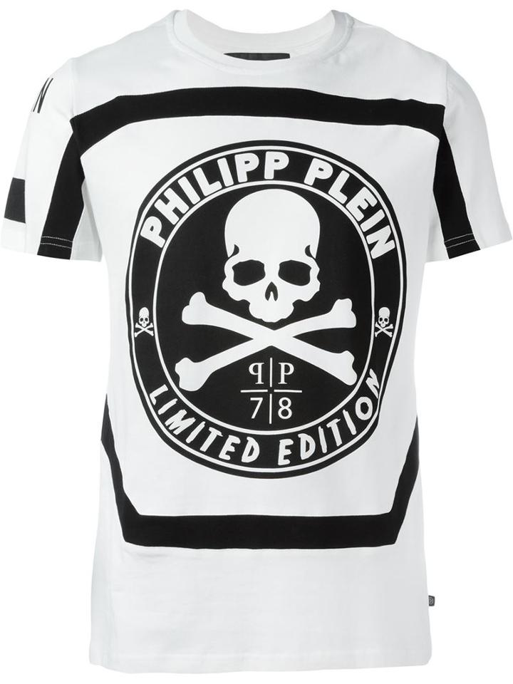 Philipp Plein Limited T-shirt, Men's, Size: Xl, White, Cotton