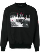 C.e. - Graphic Print Sweatshirt - Men - Cotton/nylon - L, Black, Cotton/nylon
