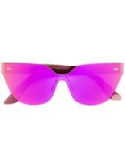 Retrosuperfuture - Zizza Sunglasses - Women - Acetate - One Size, Pink/purple, Acetate