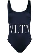 Valentino Vlnt Print Swimsuit - Blue
