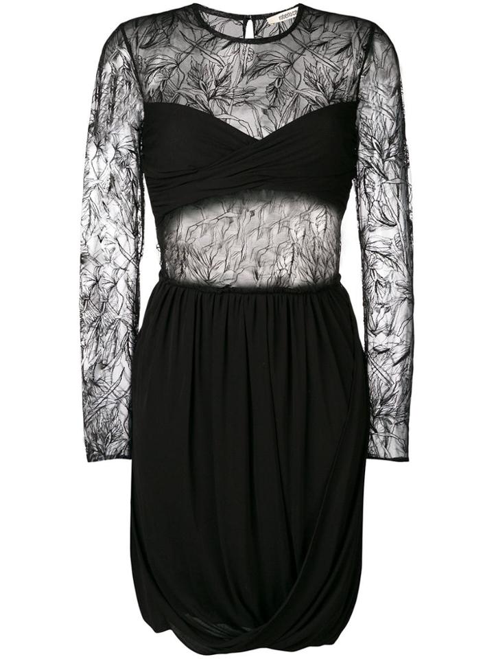 Roberto Cavalli Iris Lace Dress - Black