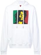 Mostly Heard Rarely Seen 8-bit Chillin' Print Hoodie - White
