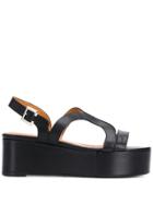 Clergerie Platform Sole Sandals - Black