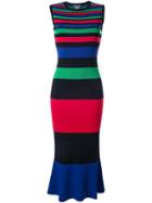 Boutique Moschino Striped Knit Dress, Women's, Size: 44, Nylon/rayon