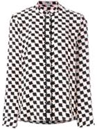 Kenzo Geometric Print Shirt - White