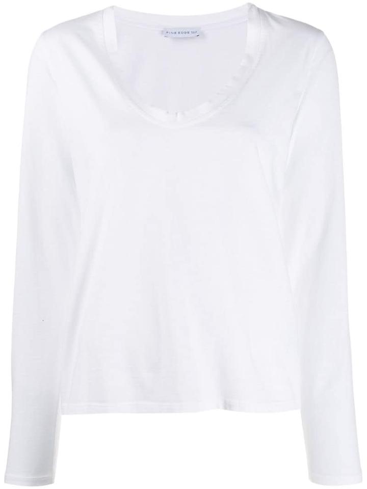 Fine Edge Longsleeved T-shirt - White