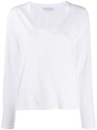 Fine Edge Longsleeved T-shirt - White