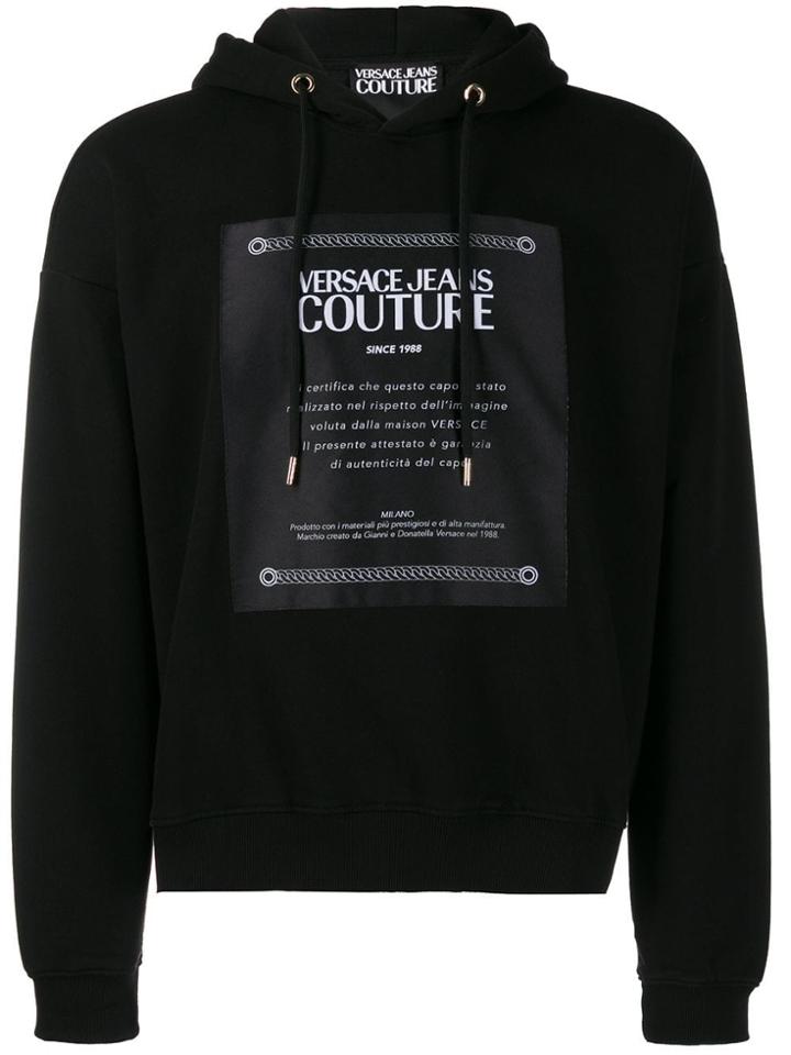 Versace Jeans Couture Hooded Sweatshirt - Black