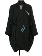 Bernhard Willhelm Slouched Asymmetric Coat - Black