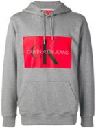 Calvin Klein Jeans Hooded Sweatshirt - Grey
