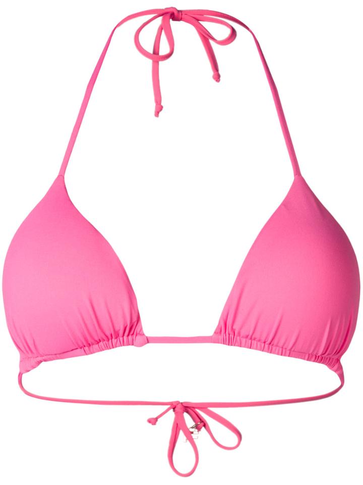 Fisico Triangle Bikini Top - Pink & Purple