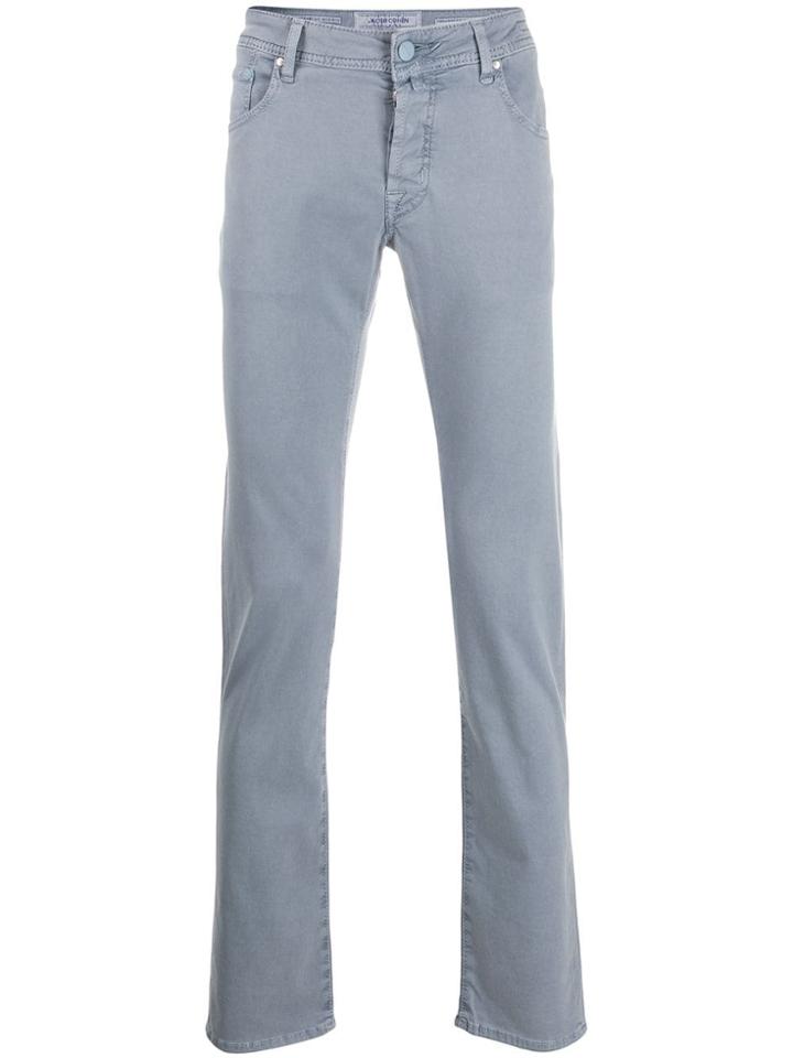 Jacob Cohen Low Rise Straight Jeans - Blue