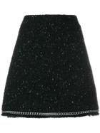 Michael Michael Kors Chain Trim Skirt - Black