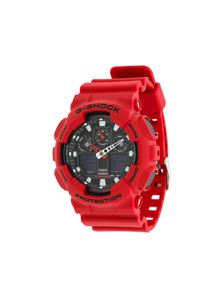 G-shock Ga-100b-4aer Watch - Red