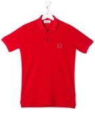 Stone Island Junior Teen Classic Polo Shirt - Red