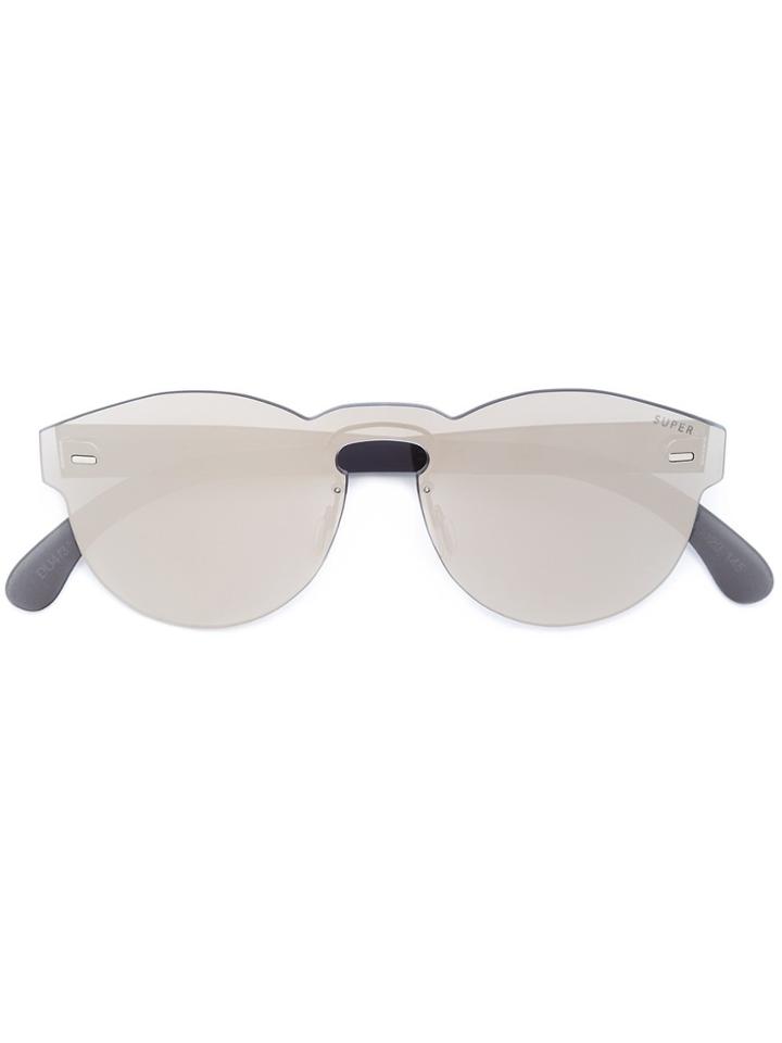 Retrosuperfuture Round Framed Sunglasses - Black
