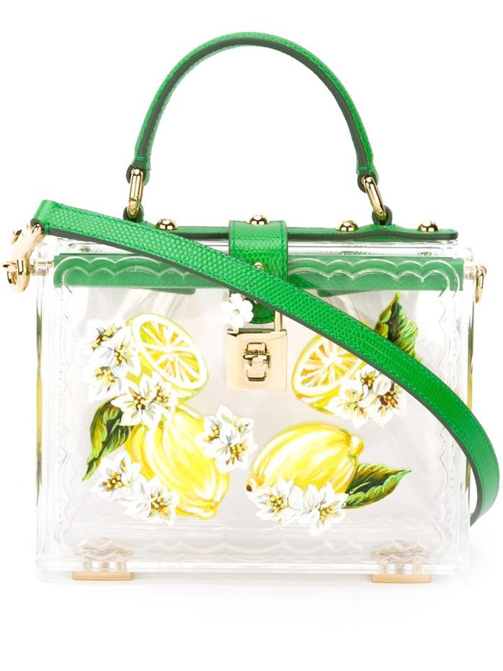 Dolce & Gabbana 'dolce' Box Tote, Women's, Green