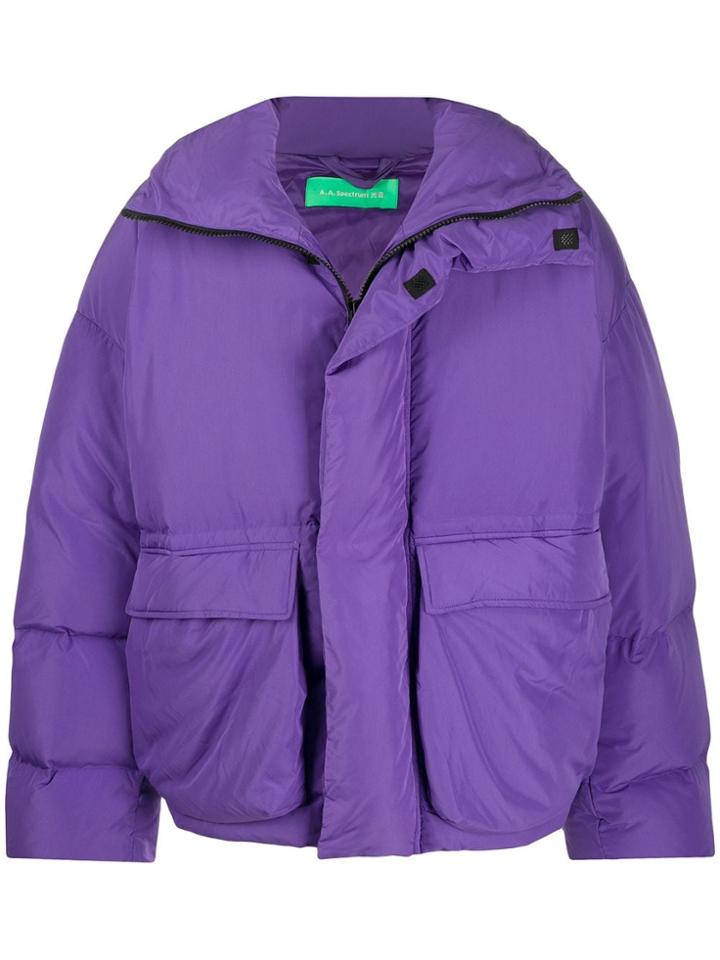 A.a. Spectrum Oversized Down Coat - Purple