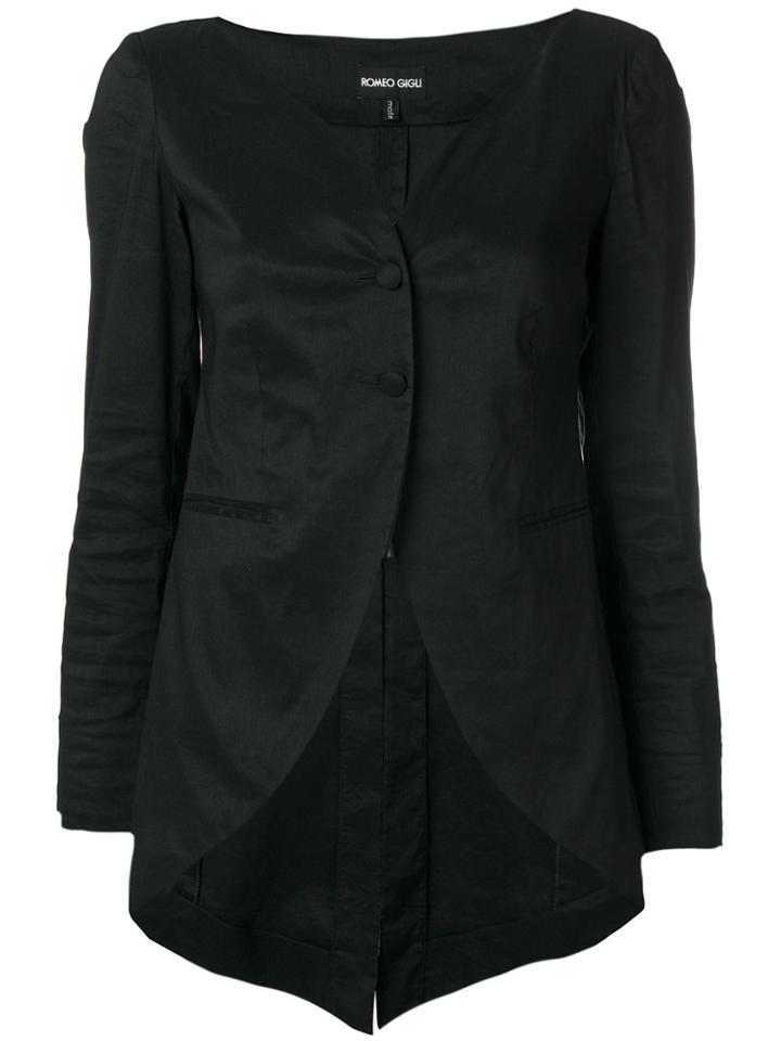 Romeo Gigli Vintage Frock Style Jacket - Black