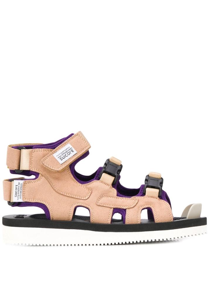 Suicoke Buckled Flat Sandals - Neutrals