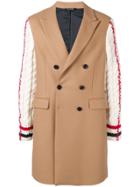 Lc23 Double Breasted Coat - Brown