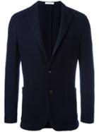 Boglioli Classic Blazer, Men's, Size: 50, Blue, Virgin Wool/acetate/cupro