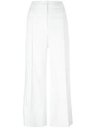 Sportmax Tailored Culottes, Women's, Size: 40, White, Cotton/polyamide/spandex/elastane